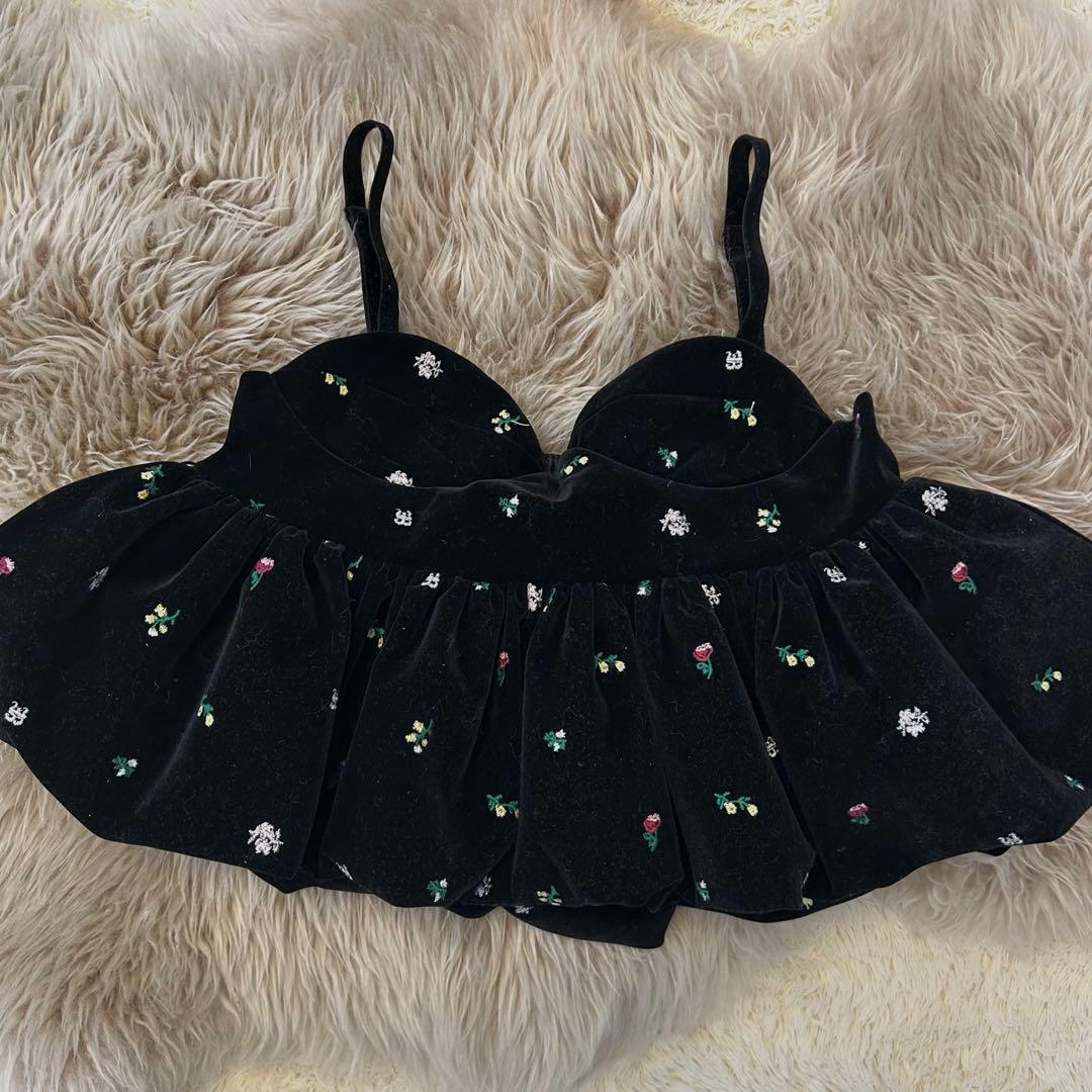 Bibiy. B. STARRY BUSTIER 花柄　ビスチェ