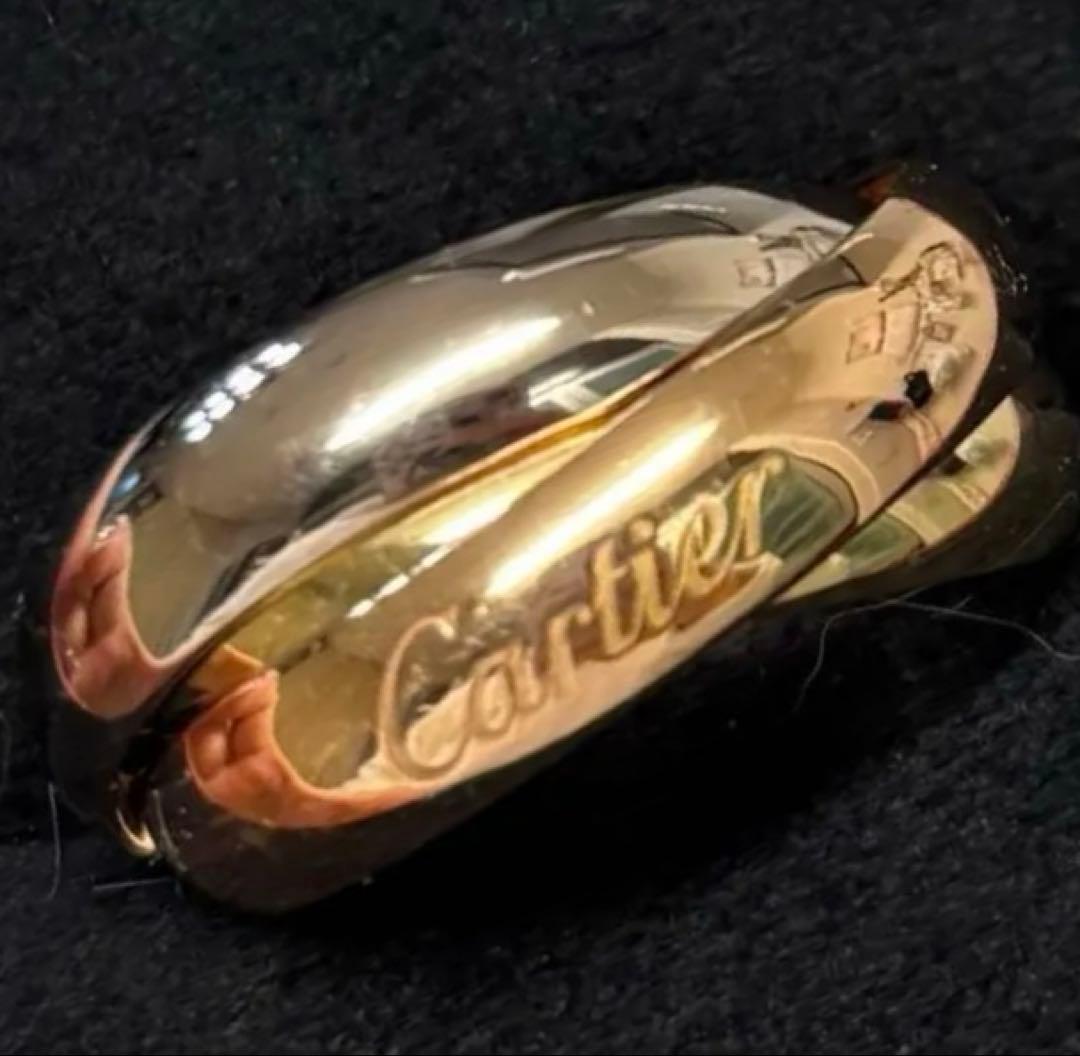 美品✨カルティエ トリニティリング LM XLラージ K18ゴールド サイズ58