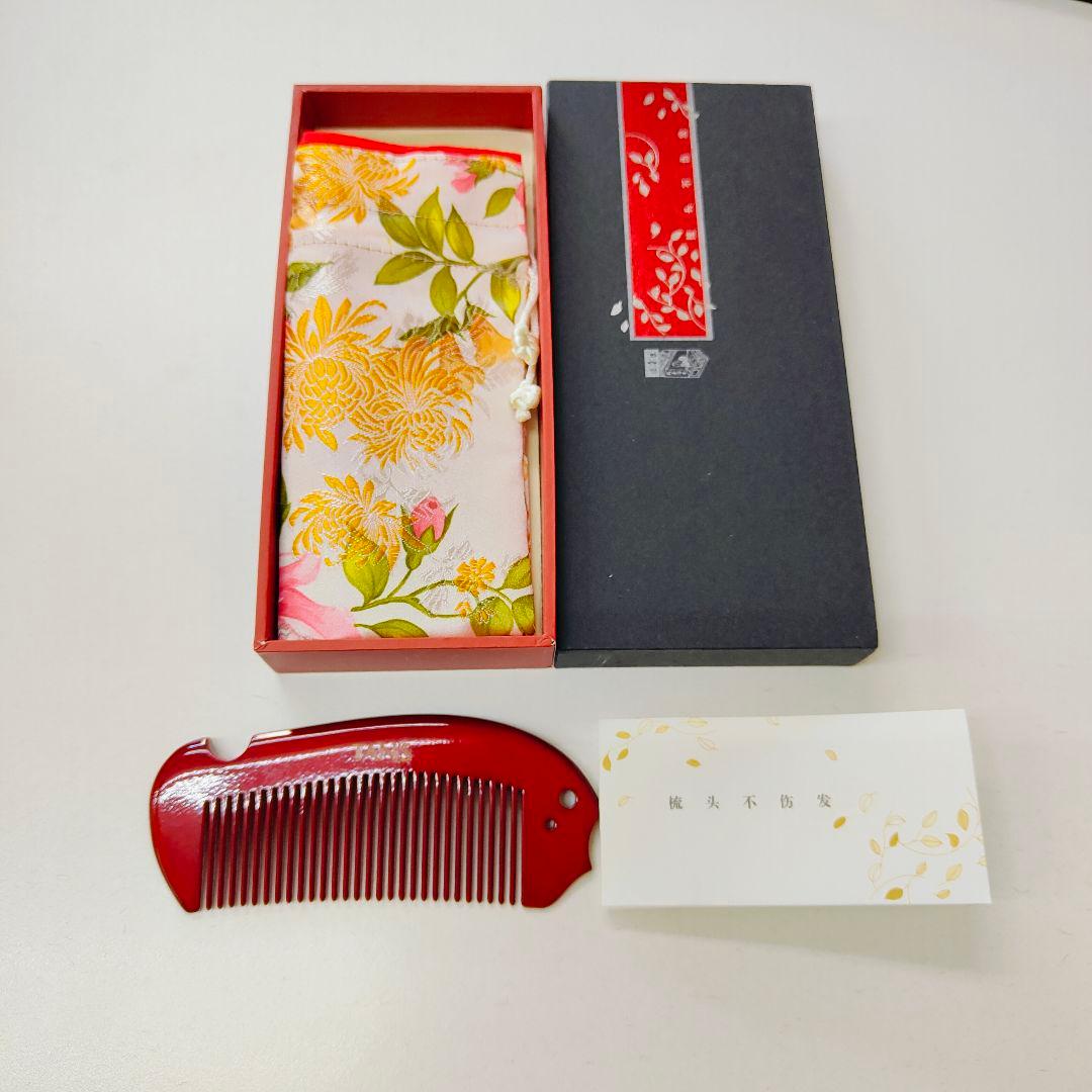 TAN'S 譚木匠　櫛　 伝統工芸品　極美品