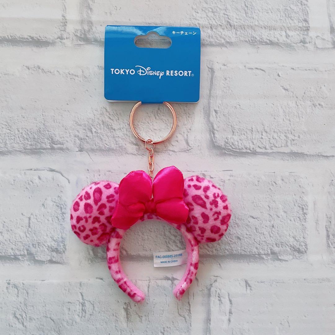 ディズニー カチューシャ キーチェーン ヒョウ柄 ミニー - メルカリ