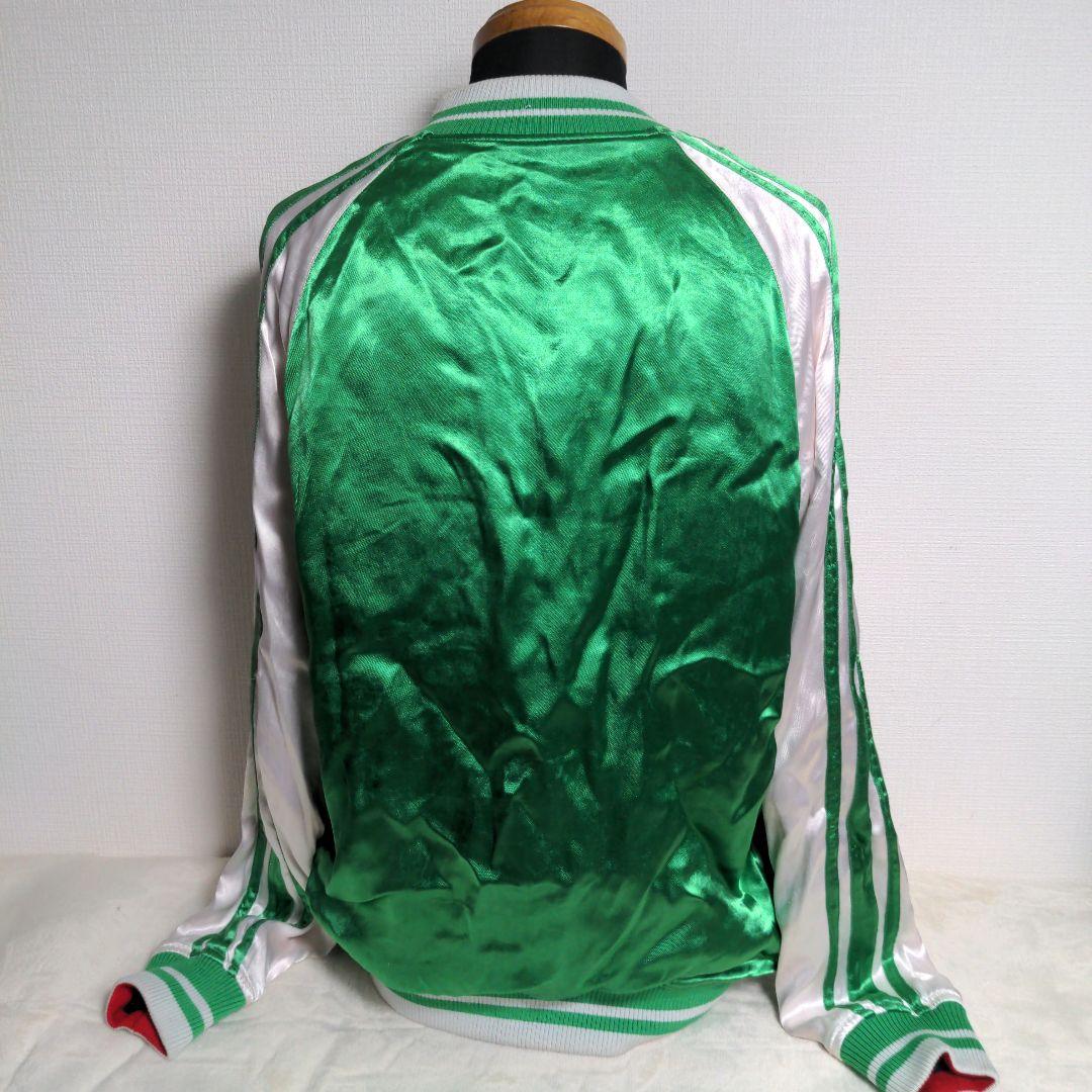 dc23 AVIREX スカジャン リバーシブル 赤 × 緑 ドクロ メンズXL - メルカリ