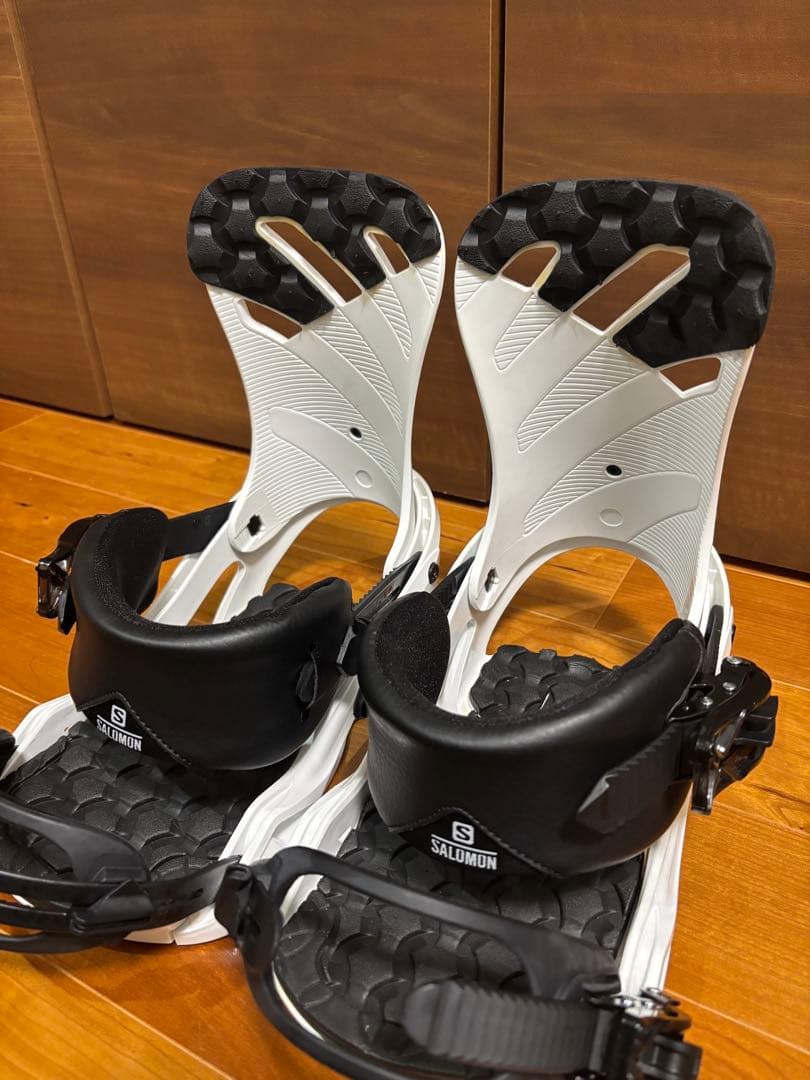 SALOMON スノーボードビンディング ホワイト/ブラック