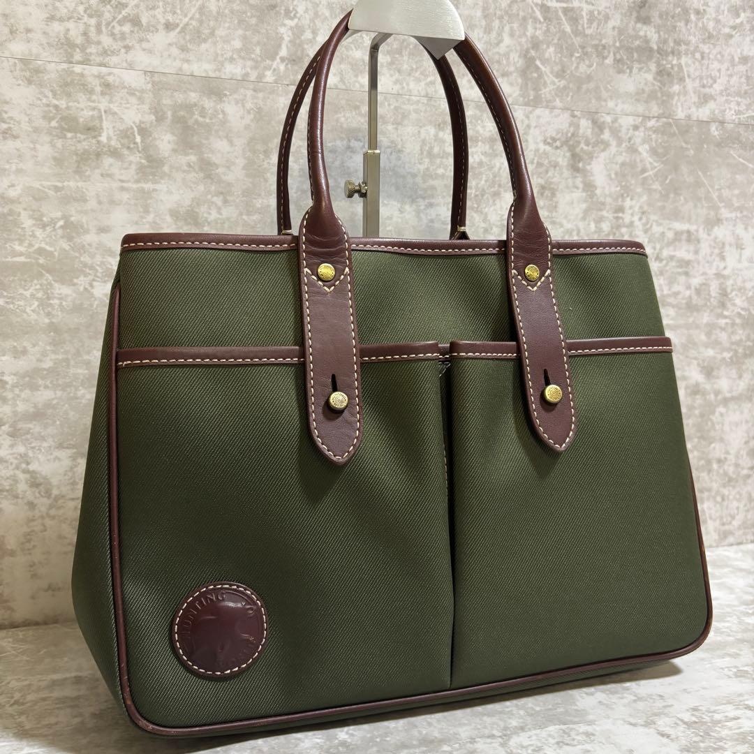 H324 美品✨ハンティングワールド サファリ トゥデイ トートバッグ