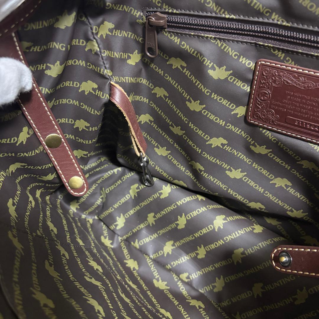 H324 美品✨ハンティングワールド サファリ トゥデイ トートバッグ