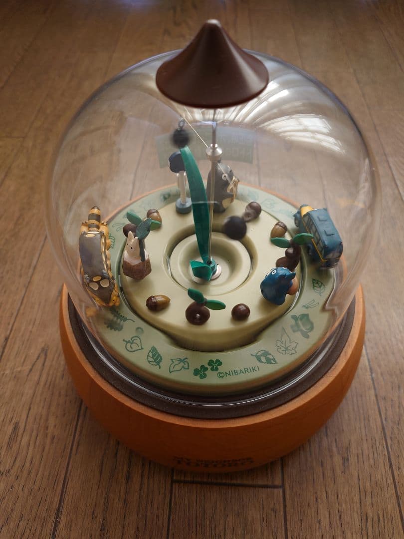 【希少品】となりのトトロ からくり時計 どんぐりドーム オルゴール