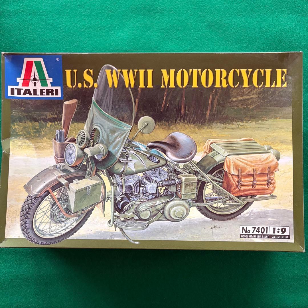 ITALERI イタレリ 1/9 U.S. WWII Motorcycle