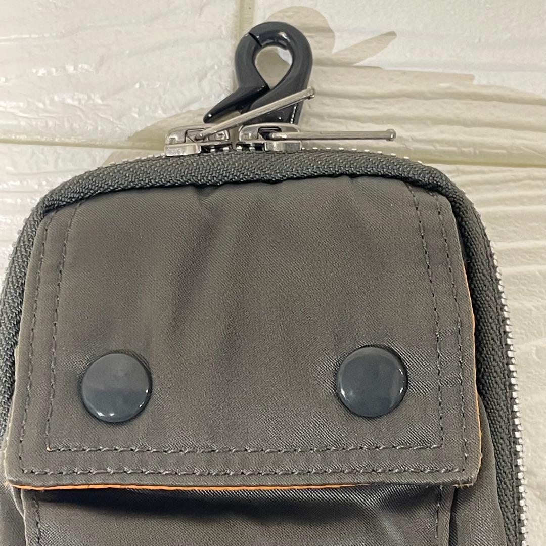 PORTER ポーター タンカー ポーチ シルバーグレー小物いれ