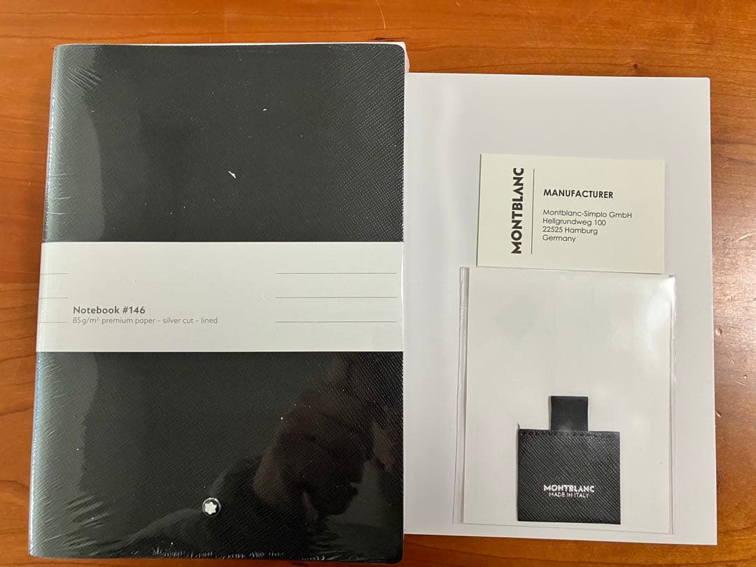 MONTBLANC Notebook #146 ブラック　113294 MONTBLANC（モンブラン） ノートブック STA NOTEBOOK NO146 113294