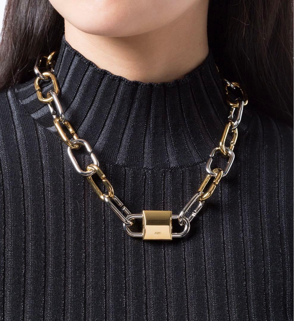 アクセサリー ALEXANDER WANG BrokenDoubleLockNecklace