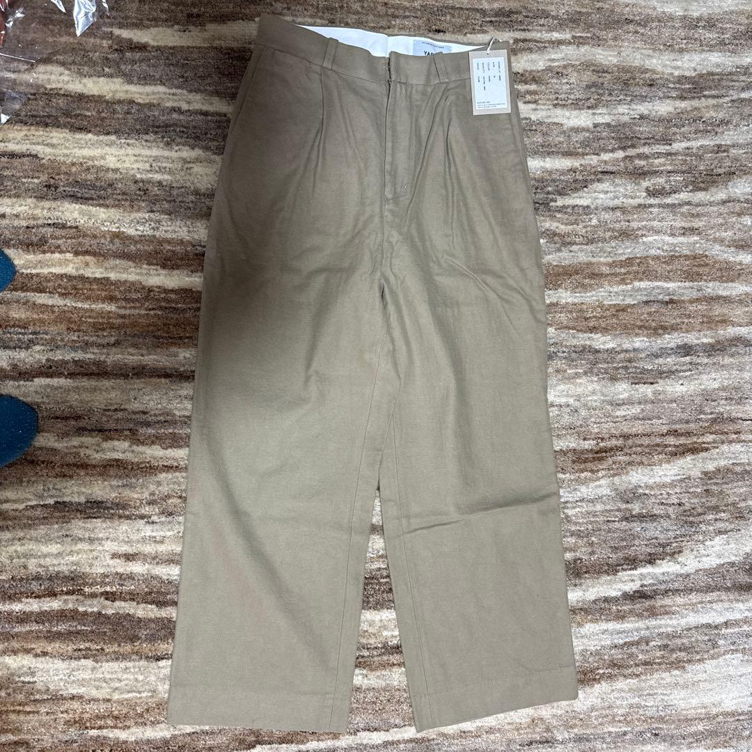 YAECA ベージュ チノパン モデル No. 1000 YAECA レディス チノスタンダード - SUSCON + RUSTIC HOUSE ONLINESTORE