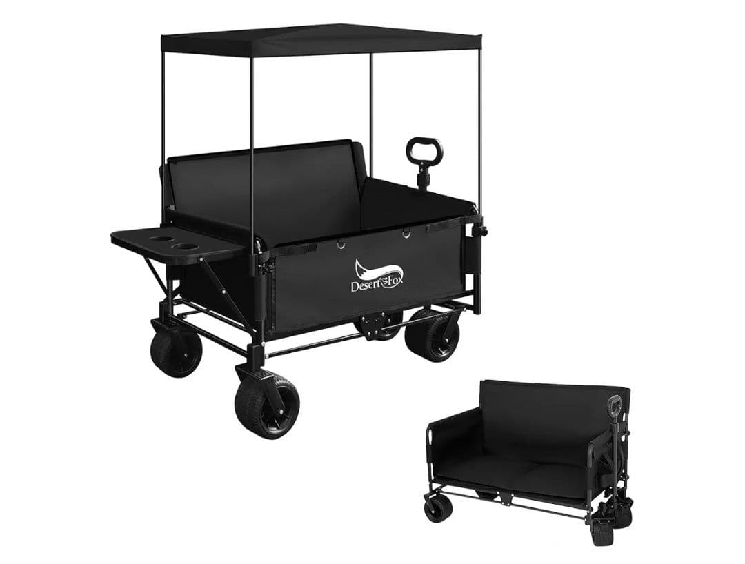 キャリーワゴン キャリーカート ブレーキ付　日よけテント付 折りたたみ式物置台付 楽天市場】【選べる特典付】 キャリーカート 折りたたみ キャリー 軽量