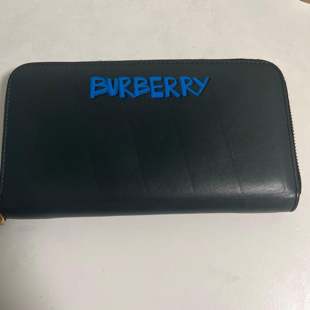 ド*ん様 Burberry Organizer Wallet グラフィティ レザ