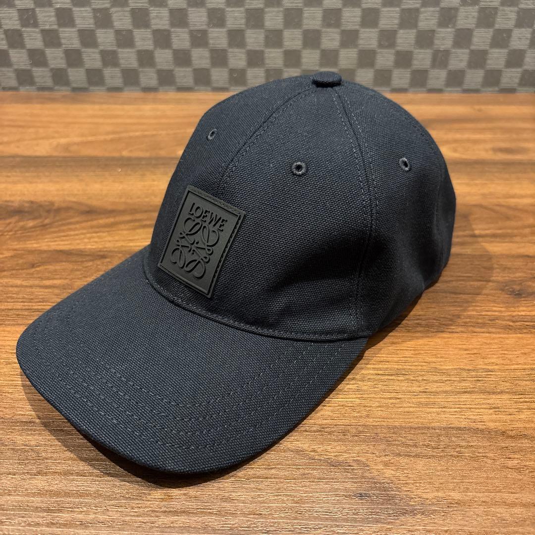 LOEWE パッチキャップ(キャンバス)
