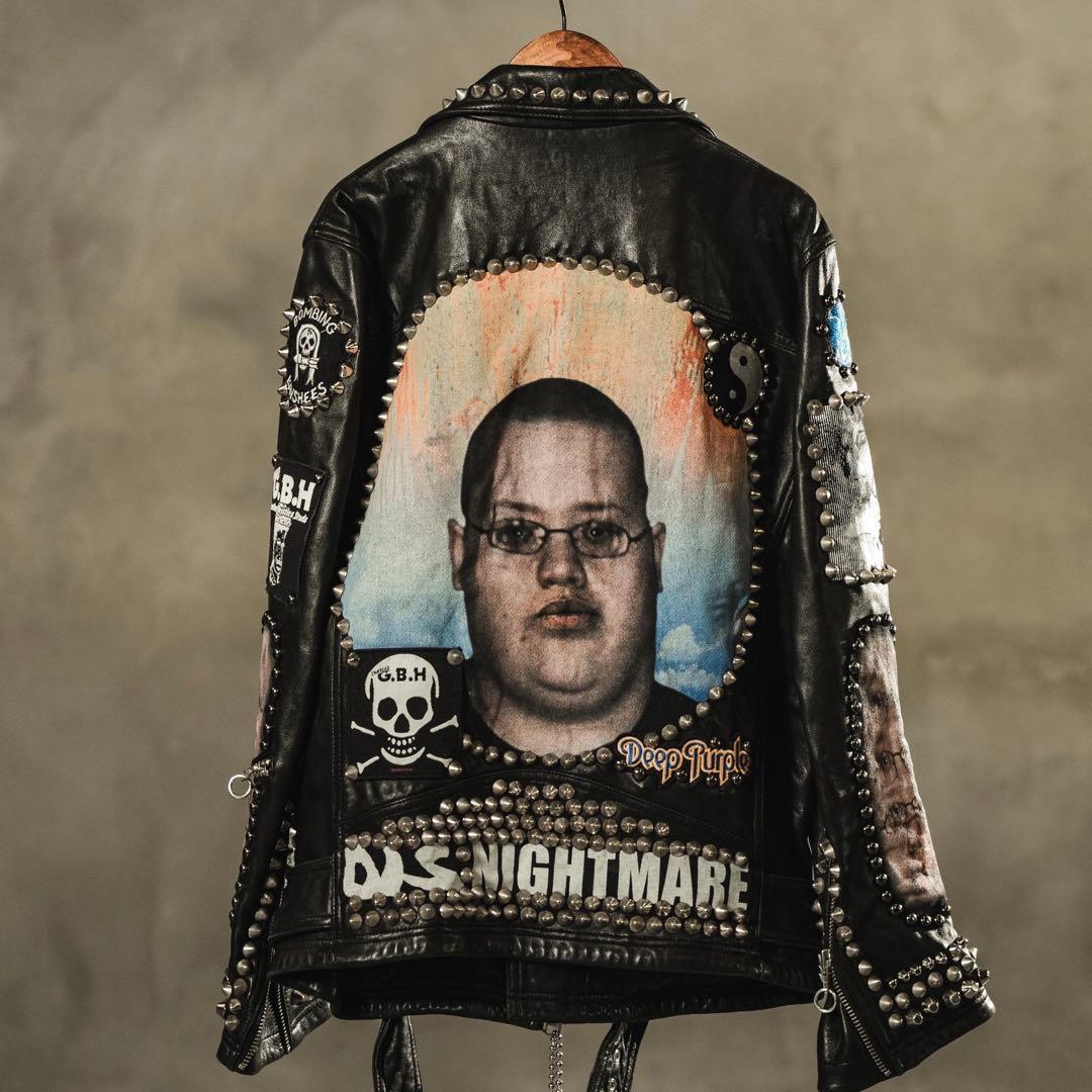 迫力 鋲ジャン 激レア 一点物 スタッズライダース 幻 - メルカリ