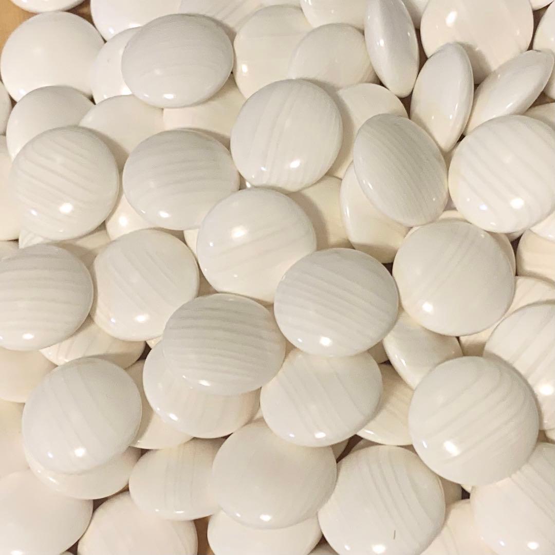 美品超貴重 厳選32,33号雪印 日向特製蛤碁石 高級碁笥美栄セット 数