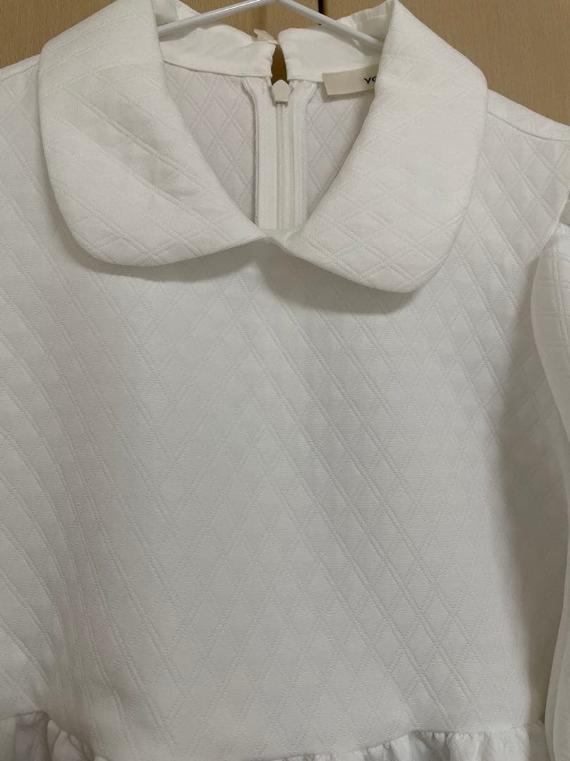 yori キルトライクボリュームブラウス ホワイト - メルカリ