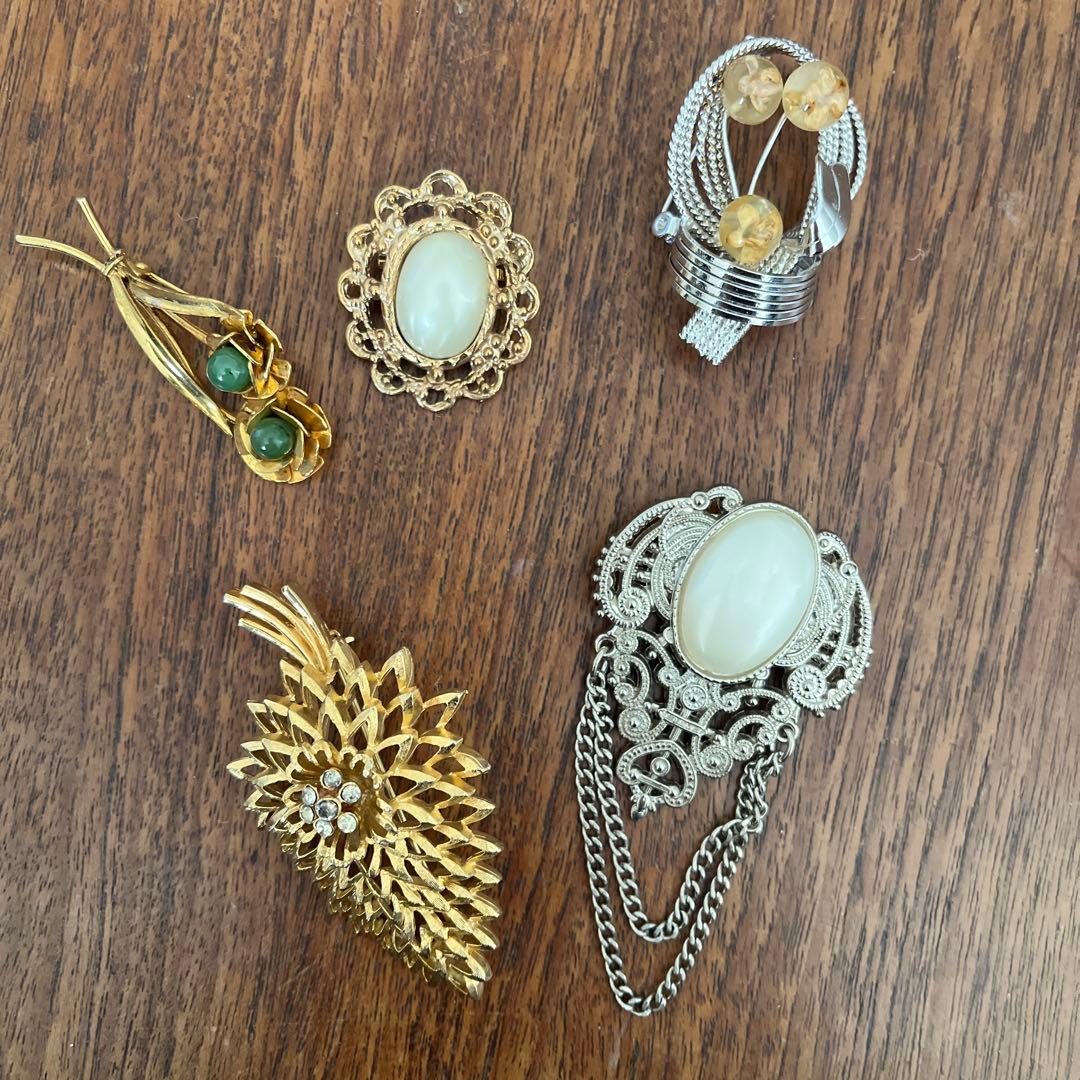 日本製 ヴィンテージ ブローチ レトロモダン 昭和レトロ - メルカリ