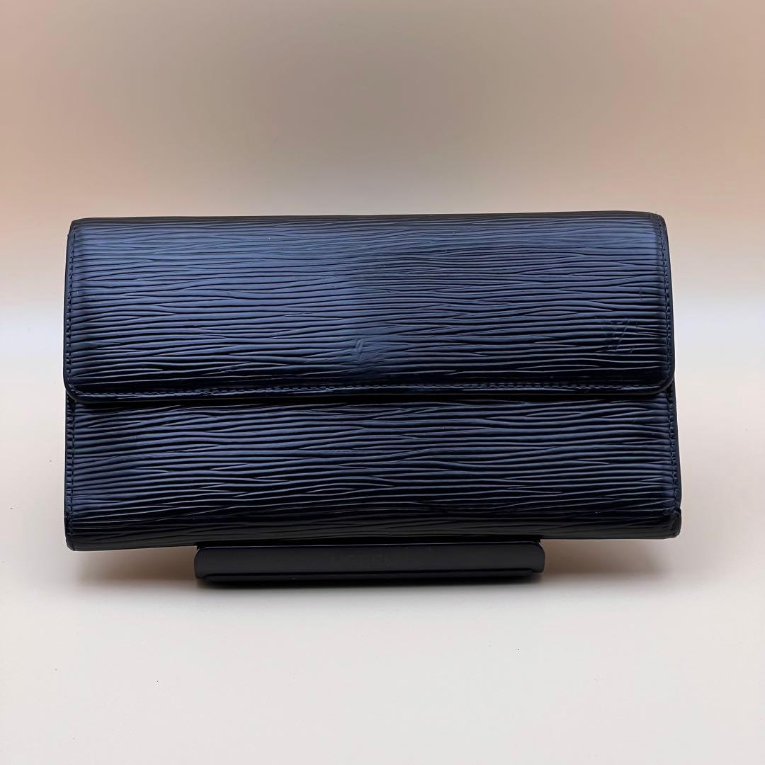 セール美品】ルイヴィトンエピポルトフォイユサラ長財布ノワール黒