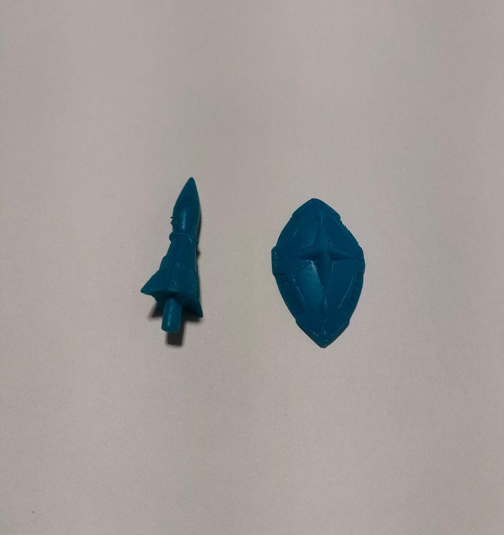 SDガンダム ガン消し 聖機兵ガンレックス 青色 パーツ完品 当時物