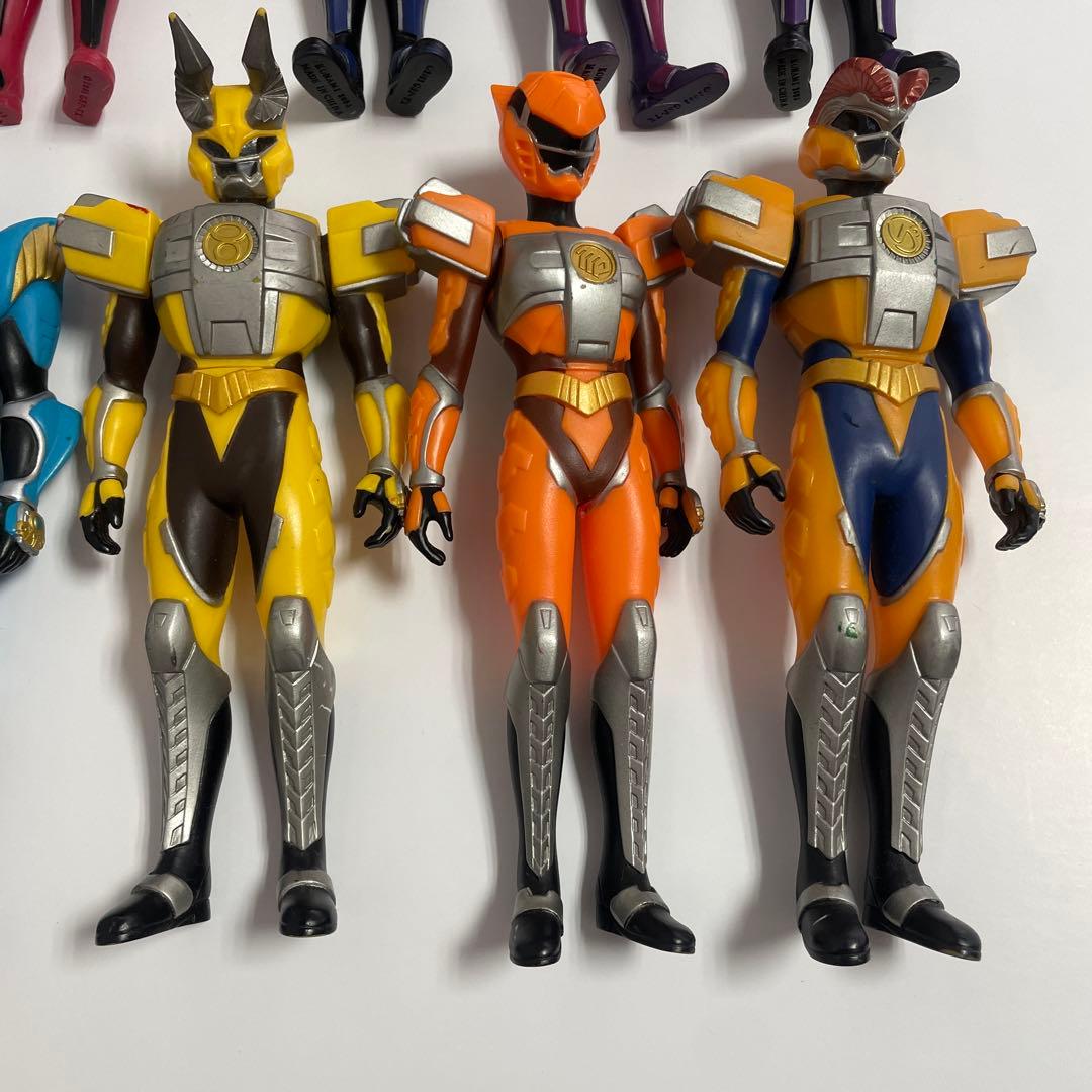 KONAMIコナミ超星神グランセイザー ソフビ人形12体セット - メルカリ