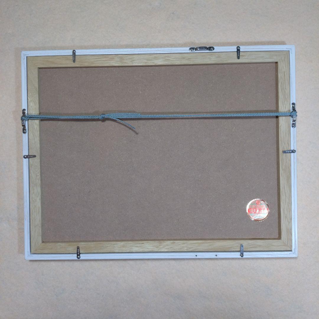 版画 額装品 土田穰 ウサギとリス ジクレー 限定品 癒し系 インテリア