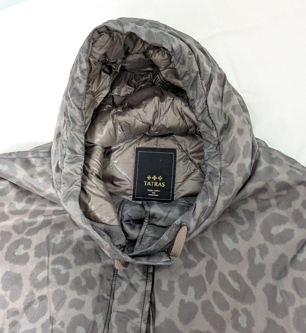 訳有 美品 TATRAS タトラス ダウン ポンチョ 豹柄 レオパード - メルカリ