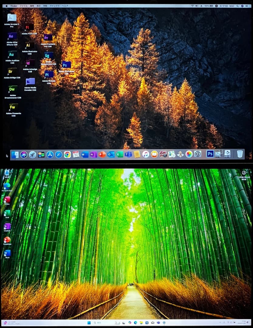 ダブルOS♪〜Mac & Windows 15インチ【CS6 / Office】