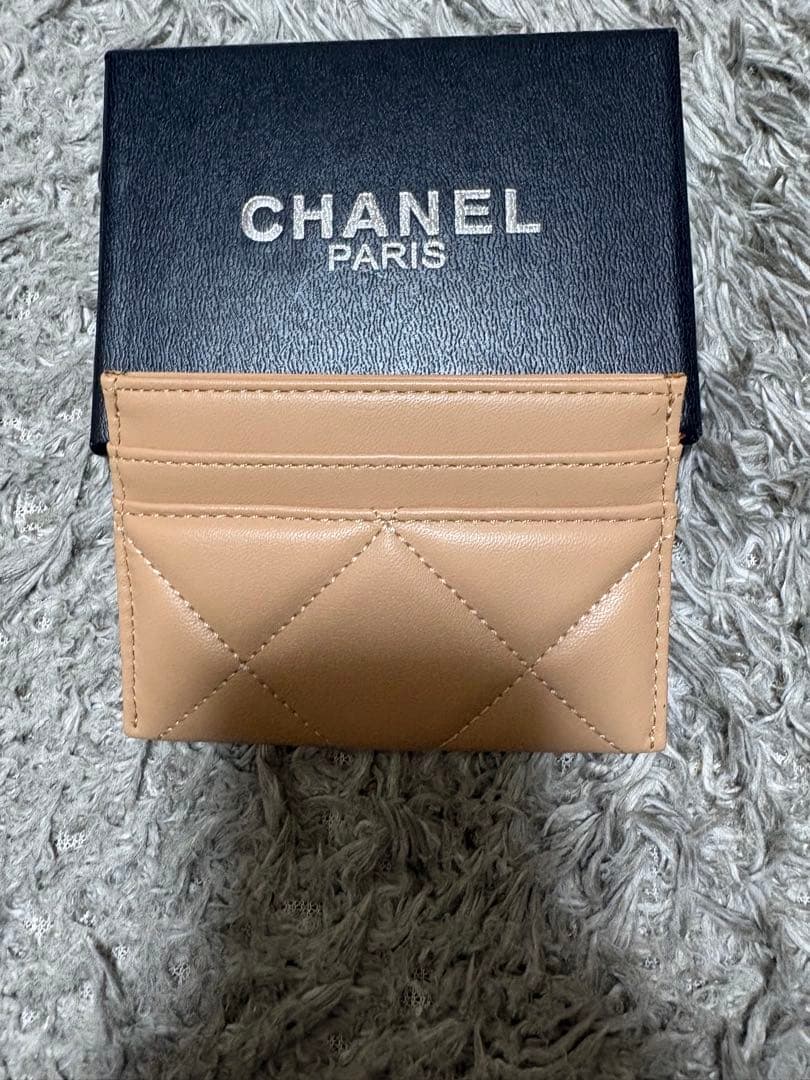 24. ノベルティ カードケース 名刺入れ ベージュ - メルカリ