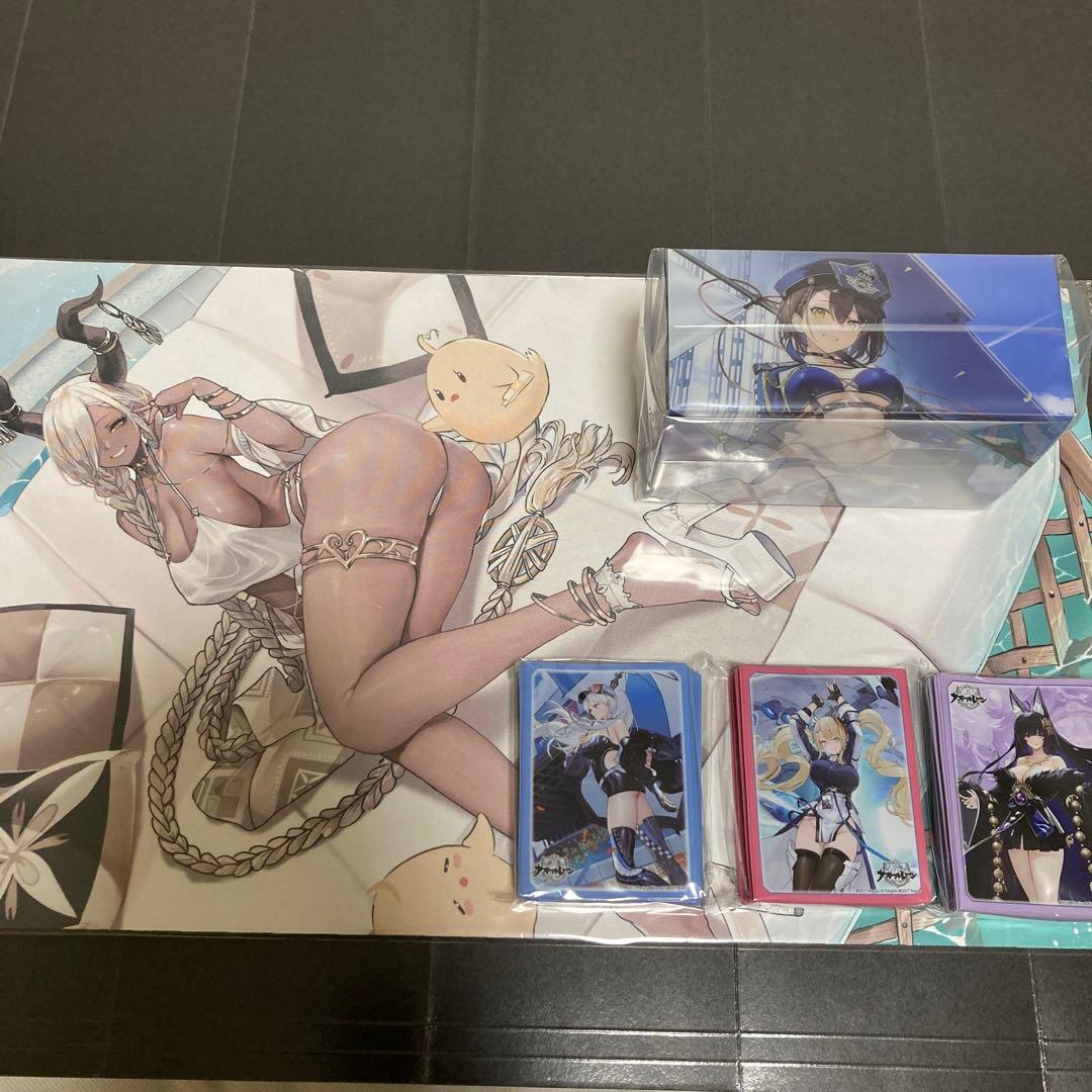 トレカアイテムくじEX　アズールレーン　Wデッキケース　プレイマット　まとめ売り ブロッコリートレカアイテムくじEX「アズールレーン」第3弾