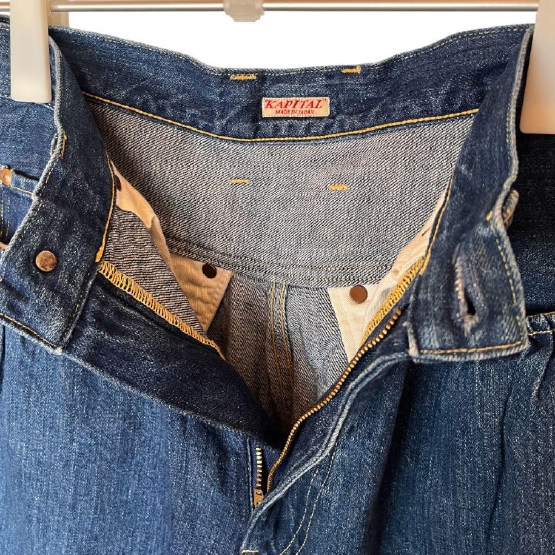 KAPTAL デニム袴パンツ - メルカリ