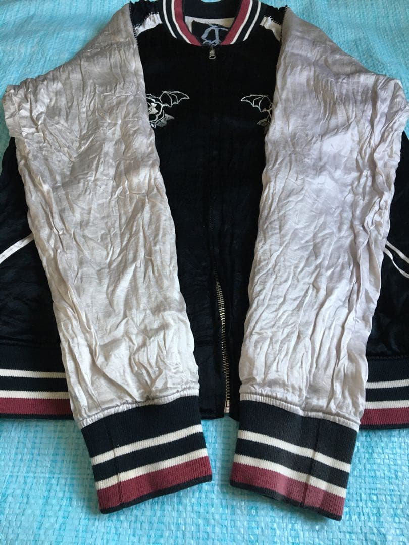 清春着用☆MaD⬛︎PROPA9ANDA⬛︎リバーシブルスカジャン⬛︎￼刺繍