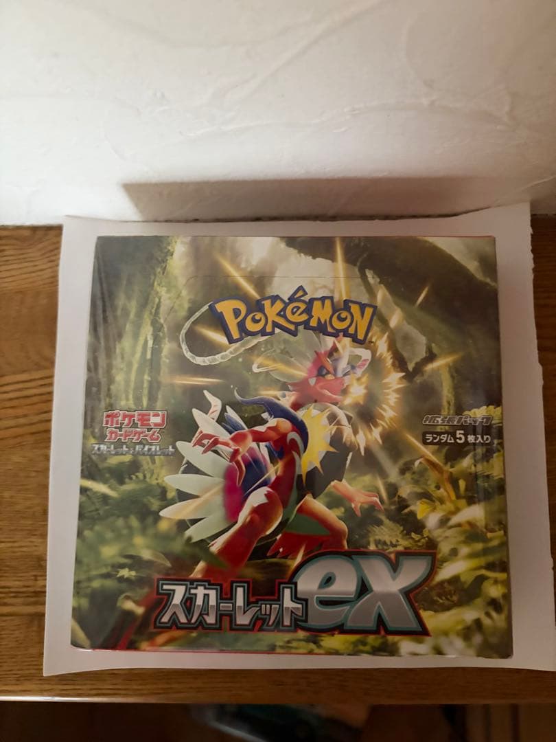 ポケモンカード スカーレットex シュリンク付きBOX - メルカリ