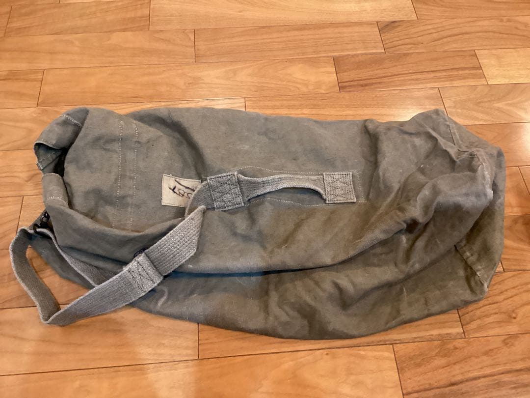 フランス軍 キャンバス ダッフル バッグ ミリタリー ビンテージ 鞄