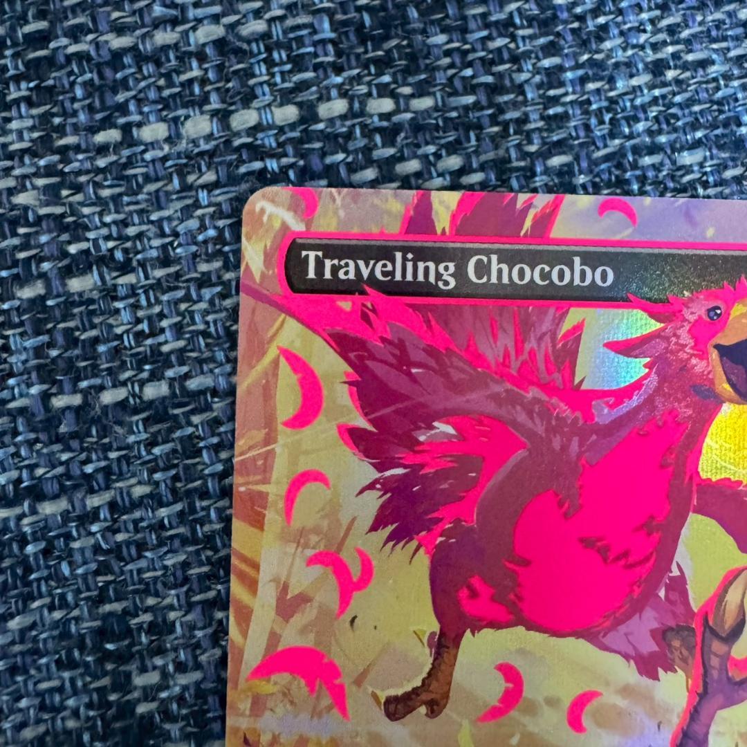 MTG 旅するチョコボ ネオンインク 赤 ピンク FOIL FF chocobo - メルカリ