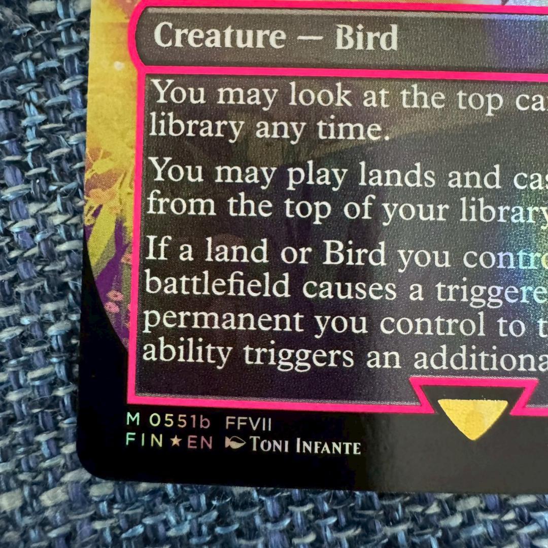 MTG 旅するチョコボ ネオンインク 赤 ピンク FOIL FF chocobo - メルカリ