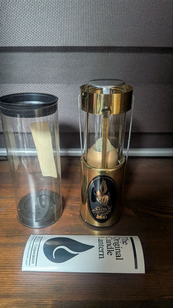 ラスト１ 未使用 レア初期型 REI 真鍮製 キャンドルランタン 真鍮製キャンドルランタン(ハンドメイド)＂櫓火yagurabi＂(作品名