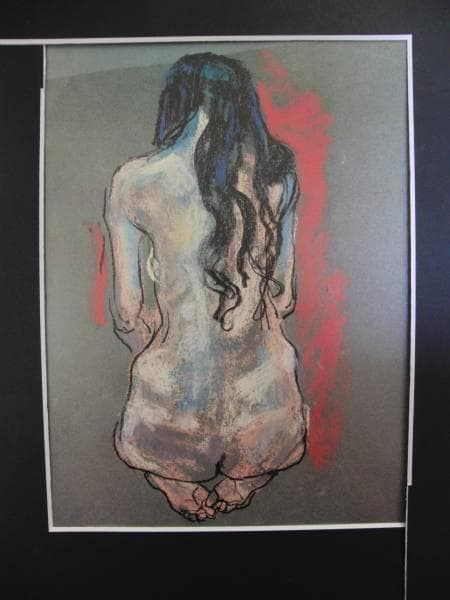 加藤 東一、祈り、裸婦、希少画集画、新品額装付、状態良好