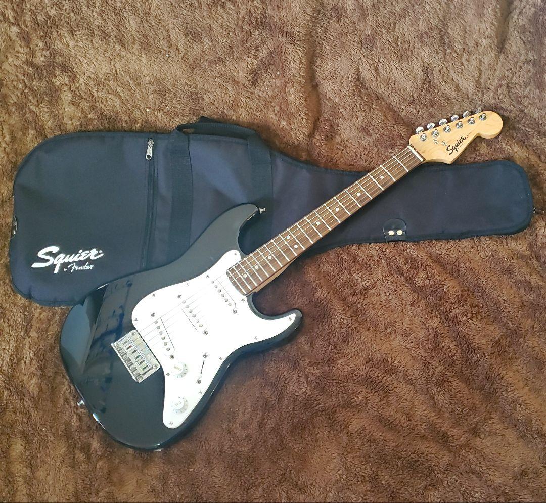 SQUIRE BY FENDER ミニ ストラトキャスター 子供 全長90cm Squier by Fender Mini Stratocaster Left-Handed Black 小学生 1年生