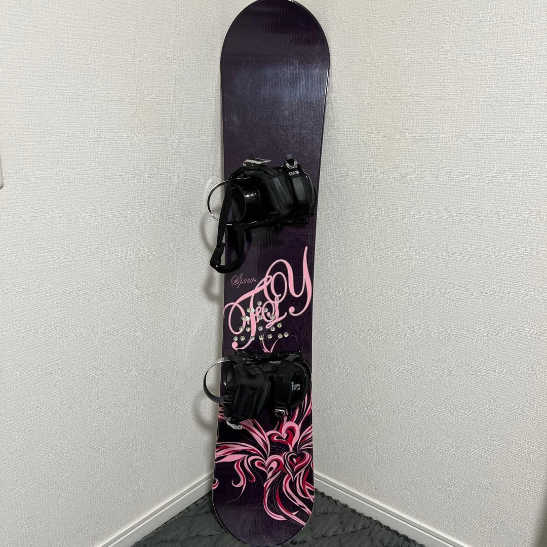 ◆美品◆spoon fly 137 ビンディング セット スノーボード