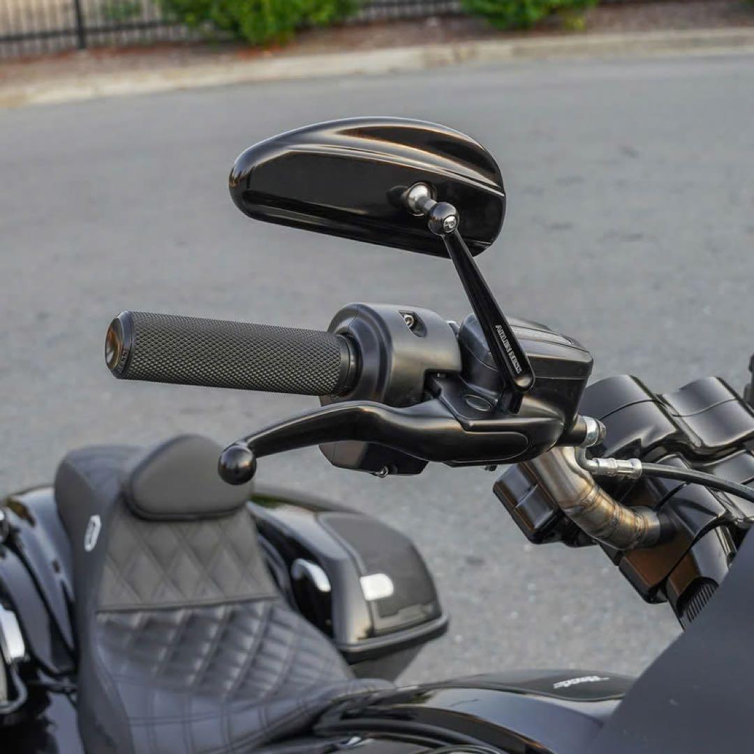 バイクミラーセット Arlen Ness アレンネス Downdraft - メルカリ