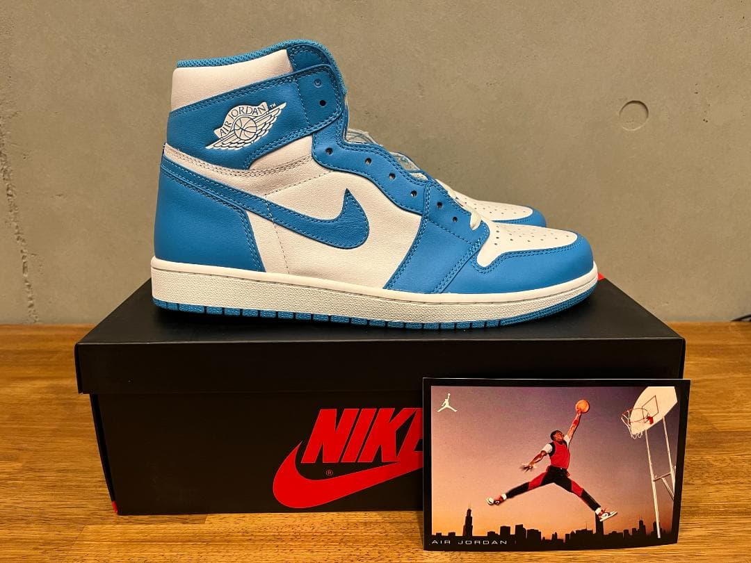 新品2015 NIKE AIR JORDAN 1 UNC ノースカロライナ - メルカリ
