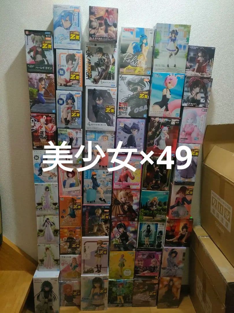 美少女フィギュア 49個　まとめ売り　纏め売り　プライズ　1番くじ
