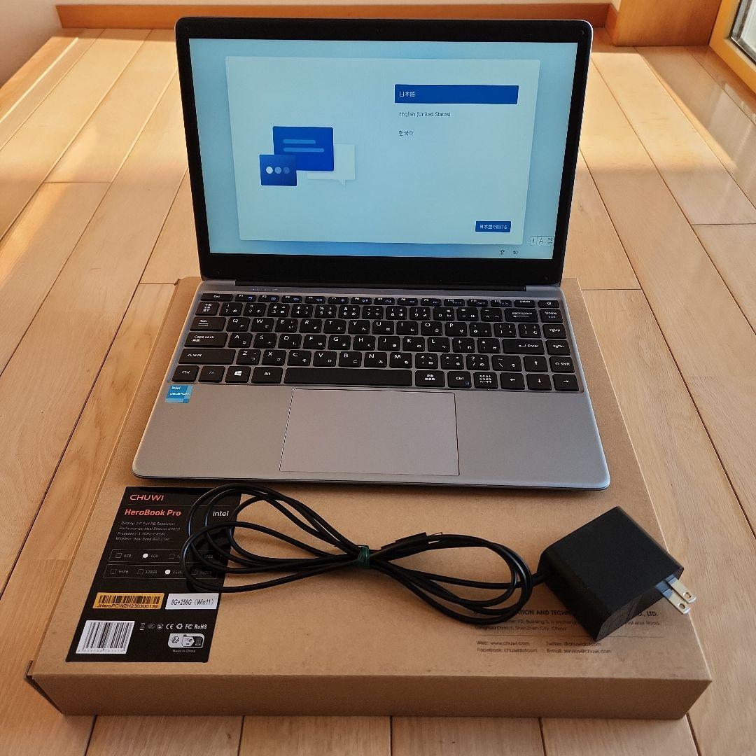 その他ノートPC本体 CHUWI Hero book pro win11 N4020 8/256GB
