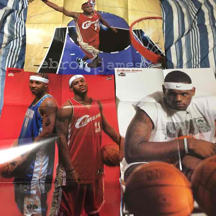 NBA ポスター レブロンジェームズ カーメロアンソニー ルーキー 新品