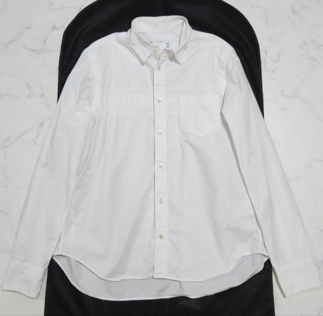 あ*可様 【週末値引】sacai センター刺繍タイプライターシャツ Lサイズ相当