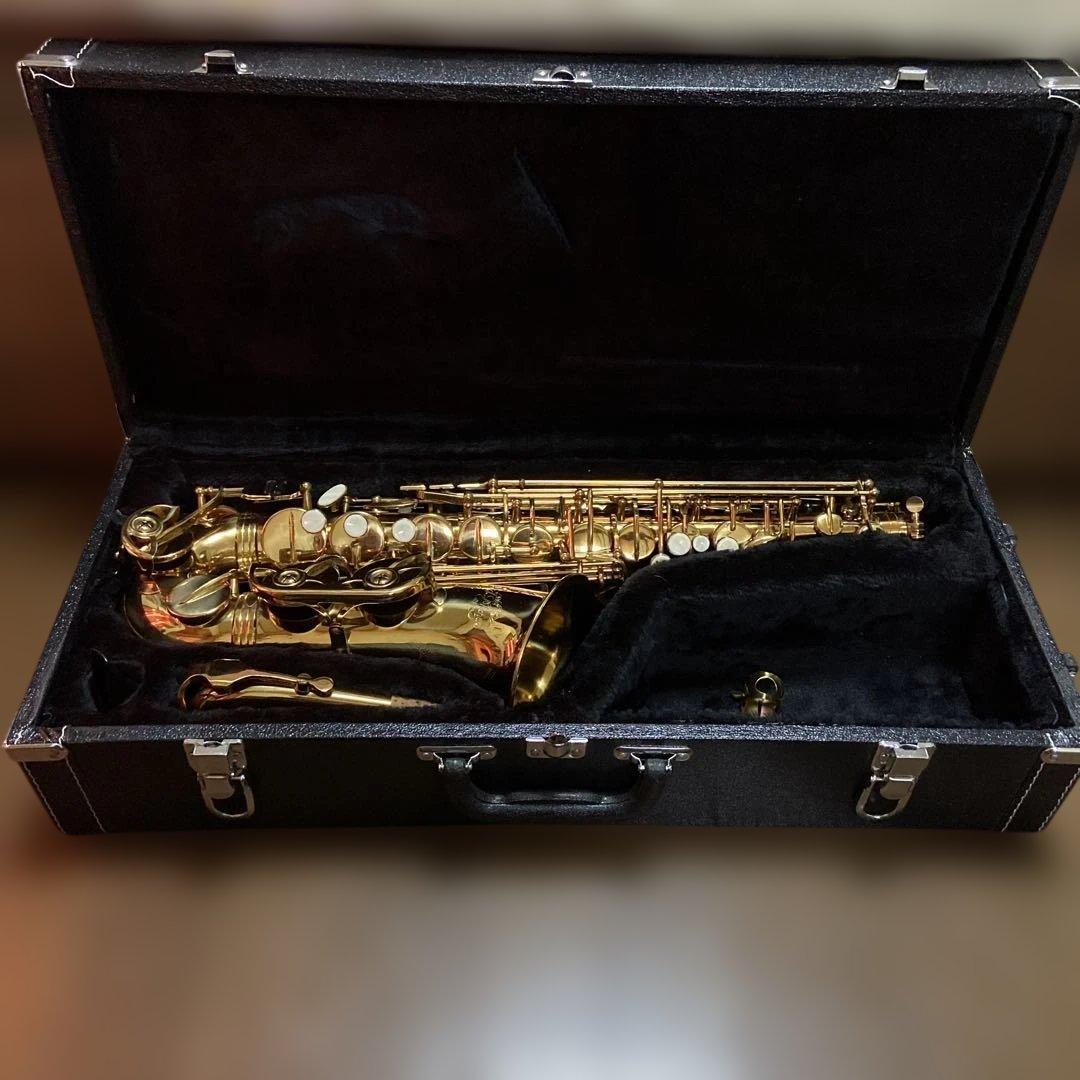 アルトサックス ゴールド ケース付き