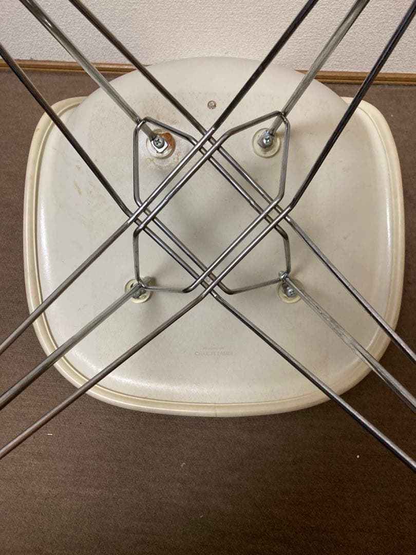 97年製イームズ シェルチェア FRP 合皮レザー モダニカ エッフェル