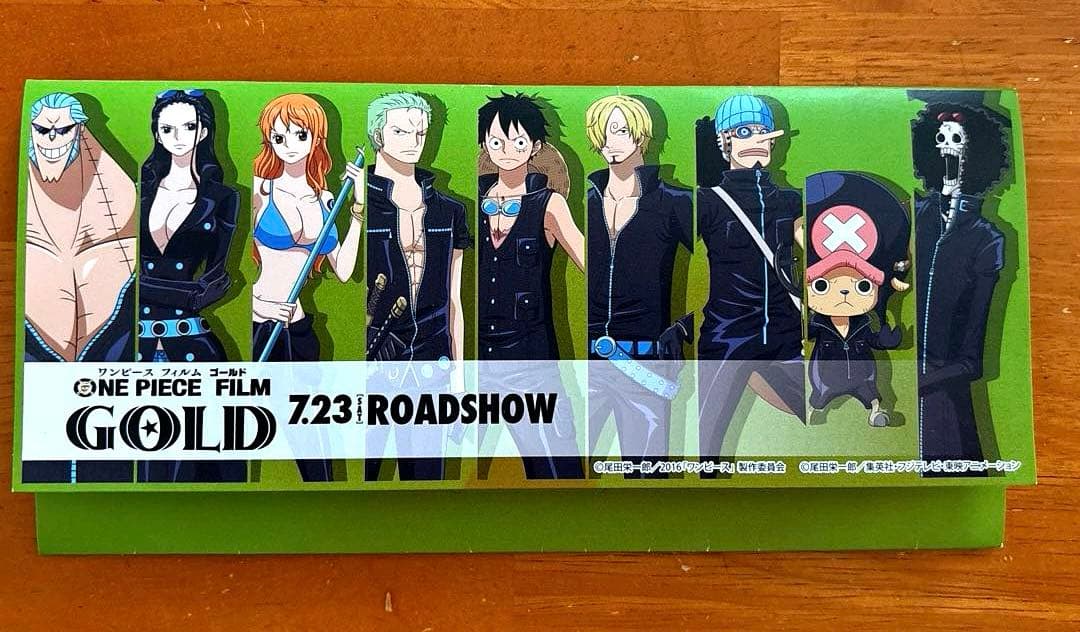 ONE PIECE FILM GOLD ワンピースフィルムゴールド金箔カードレア