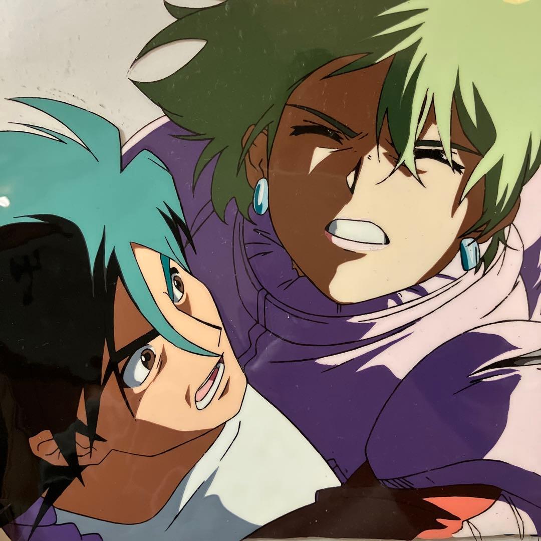 機動戦士ガンダム　08MS小隊　セル画　シロー&アイナ