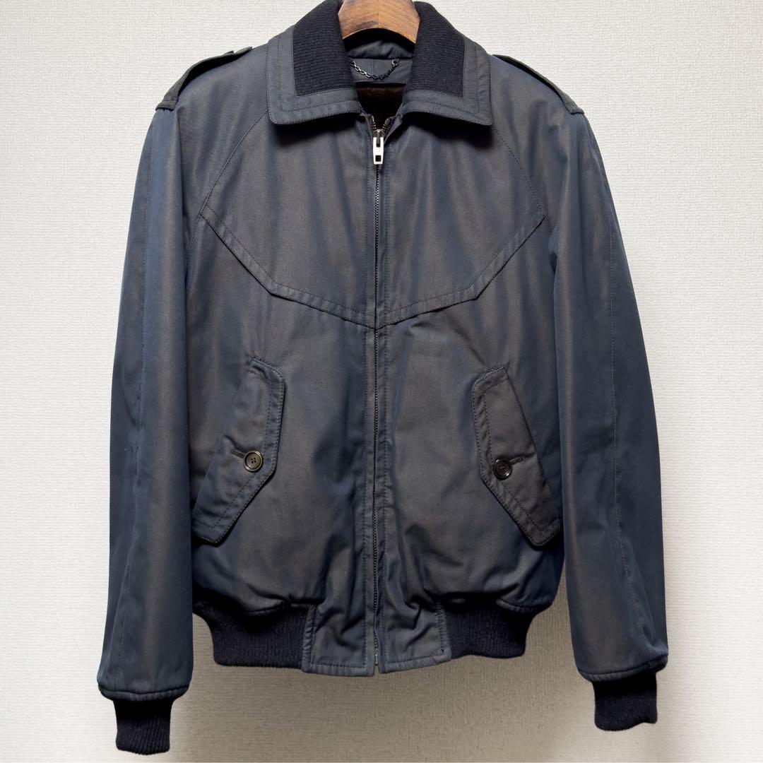 【美品】LOUIS VUITTON フライトジャケット　ブルゾン　ダークグレー